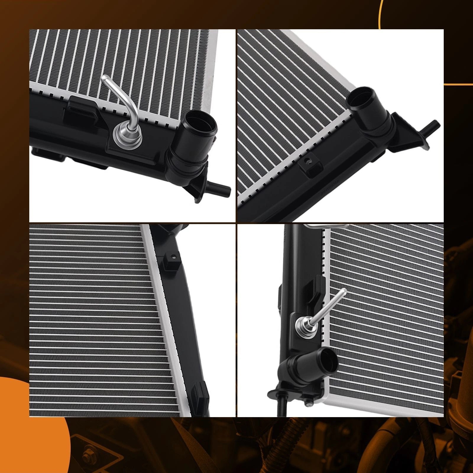 Aluminum Engine Radiator for Kia Soul (2010–2011) 2.0L