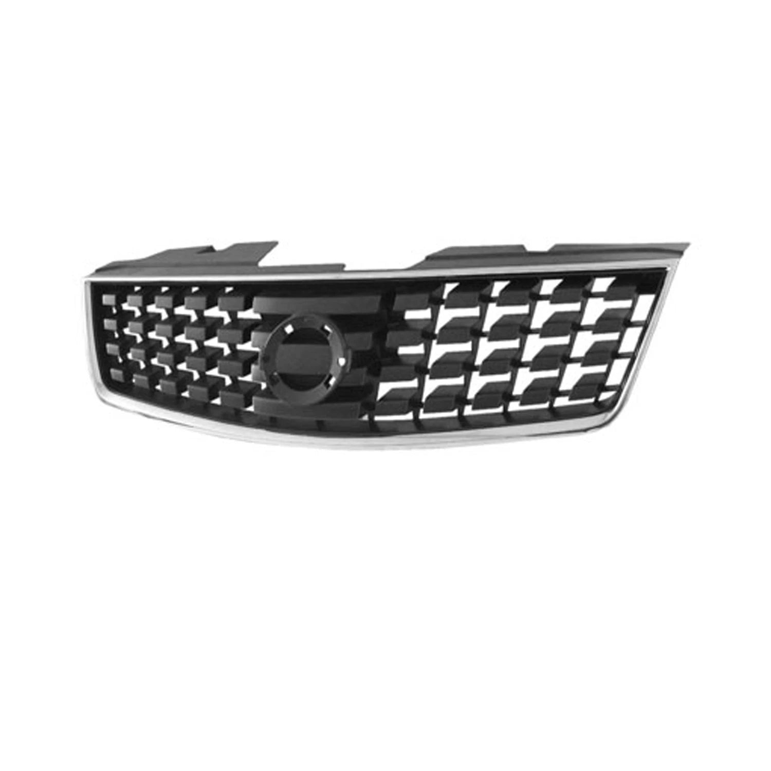 Replacement Gray/Silver Painted Grille w/Emblem Hole (See Compatible Chart)
