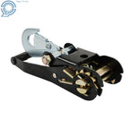 Set of 4 Car Tie Downs with Snap Hooks for Trailer (2 Inch x 96 Inch)