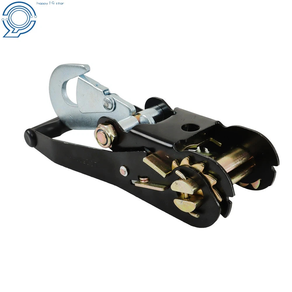Set of 4 Car Tie Downs with Snap Hooks for Trailer (2 Inch x 96 Inch)