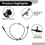 ABS Wheel Speed Sensor No. 8G1Z2C190B for Ford Taurus (2008–2009) Rear Left