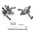 Aluminum Gray Rear Footpegs Footrest for Kawasaki Z900 (2021–2022)