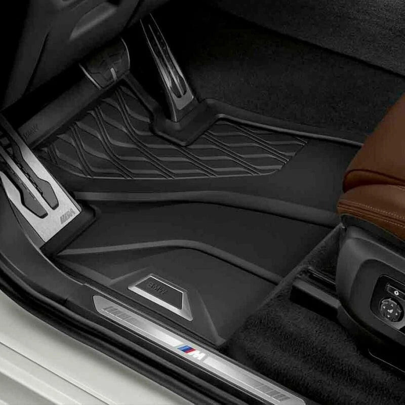 Set of 4 All Weather Rubber Floor Mats for BMW G05 G06 X5 X6 X7 (2019–2023)