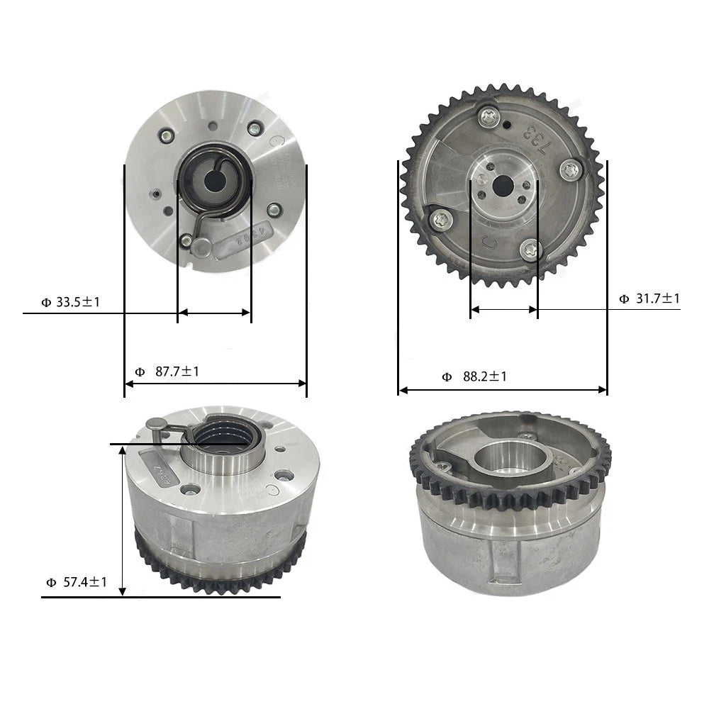 CVVT Camshaft Phaser for Hyundai Kia Creta Solaris Rio (2011–2019) 1.6L