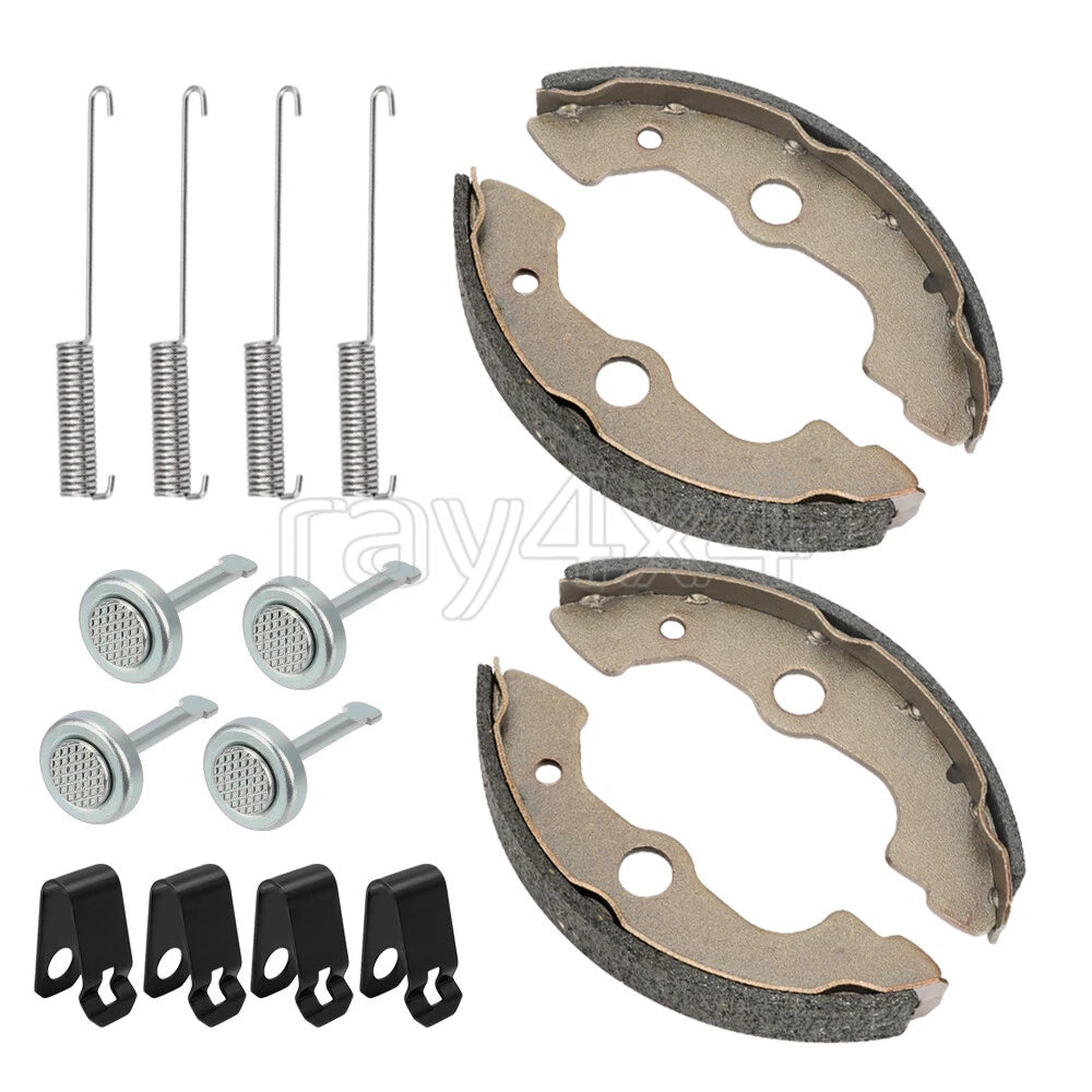 Front Brake Shoes w/Pins Kit for Honda Rincon 650 TRX650FA TRX650FGA (2003–2005)
