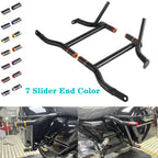 Saddlebag Guard Crash Bar w/4Pcs Sliders for Harley Street Glide (2014-2023)