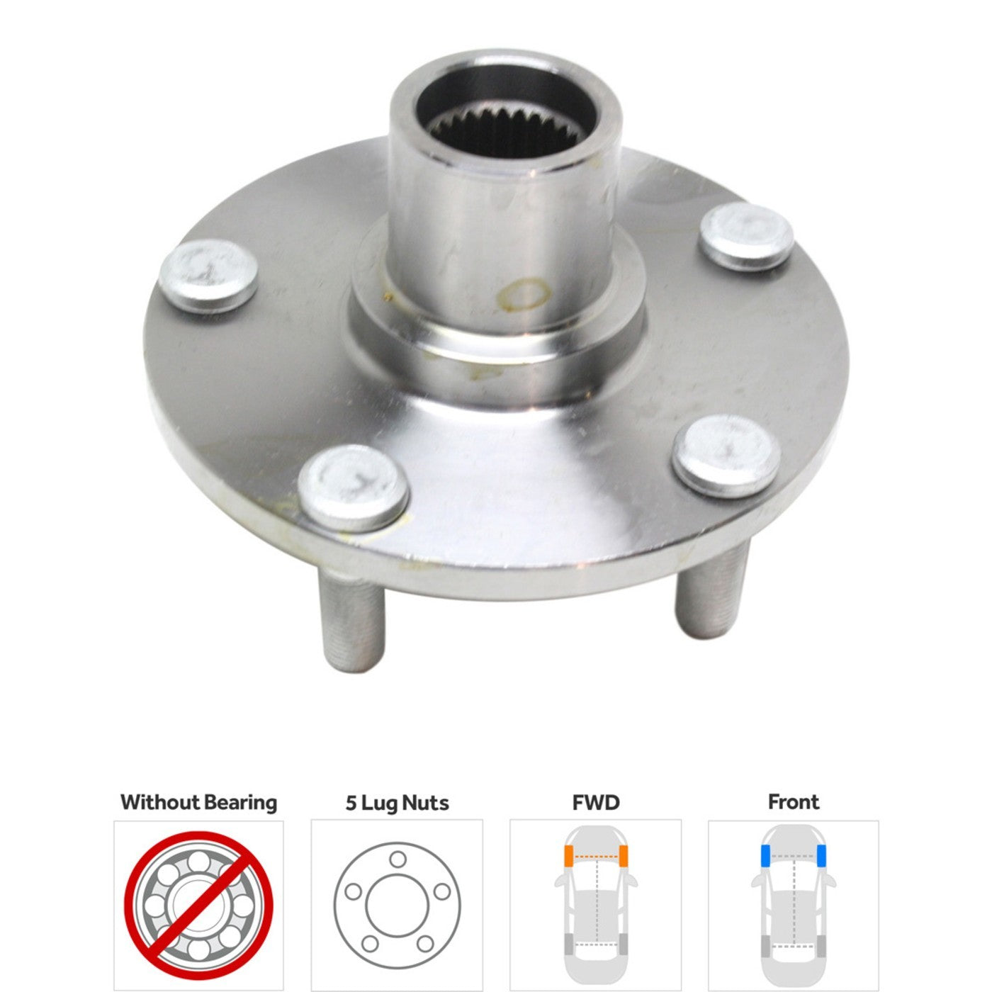 2X Front Wheel Hubs for Nissan Maxima I30