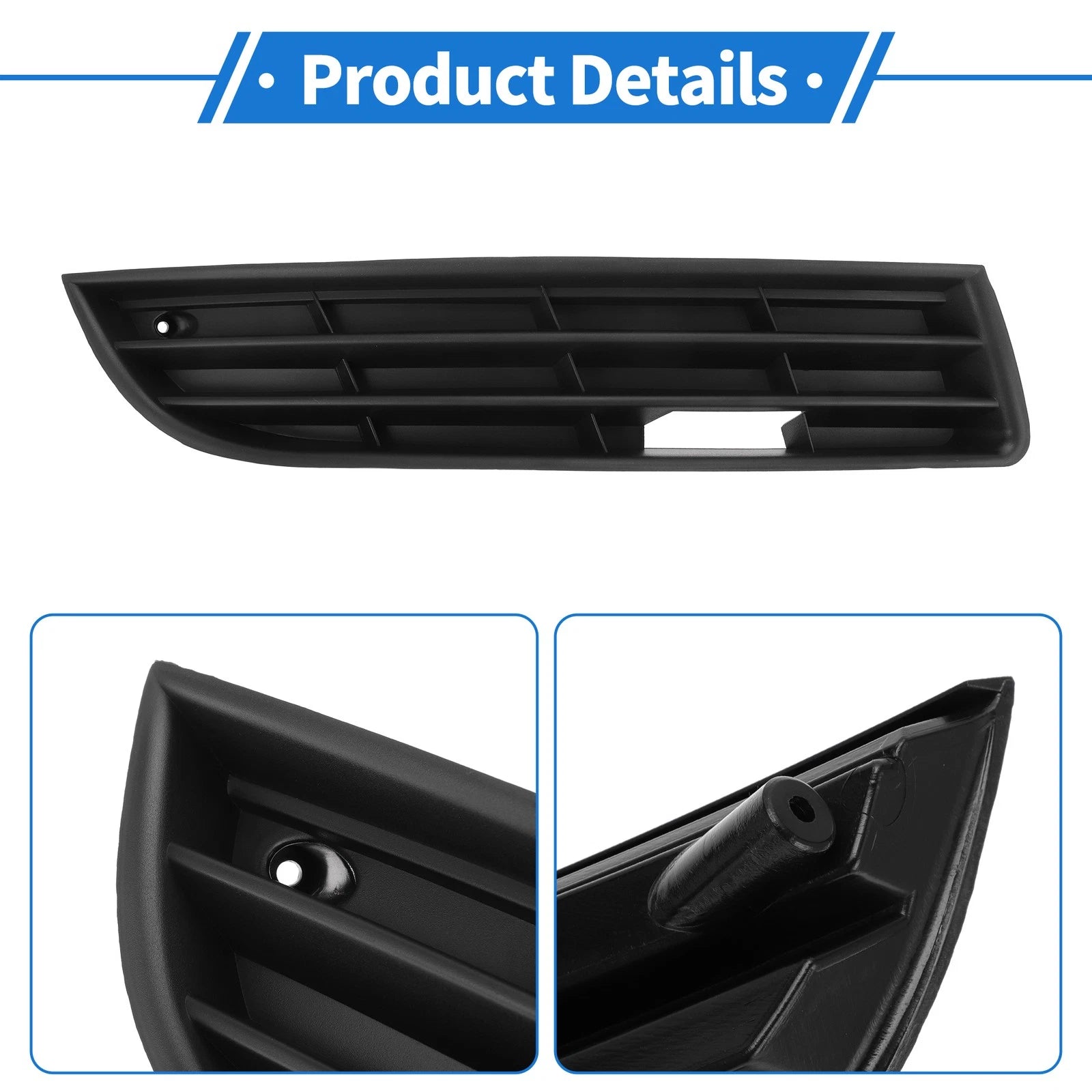1 Pc Fog Light Grill for Volkswagen Passat (2007–2011) No. 3C0853666