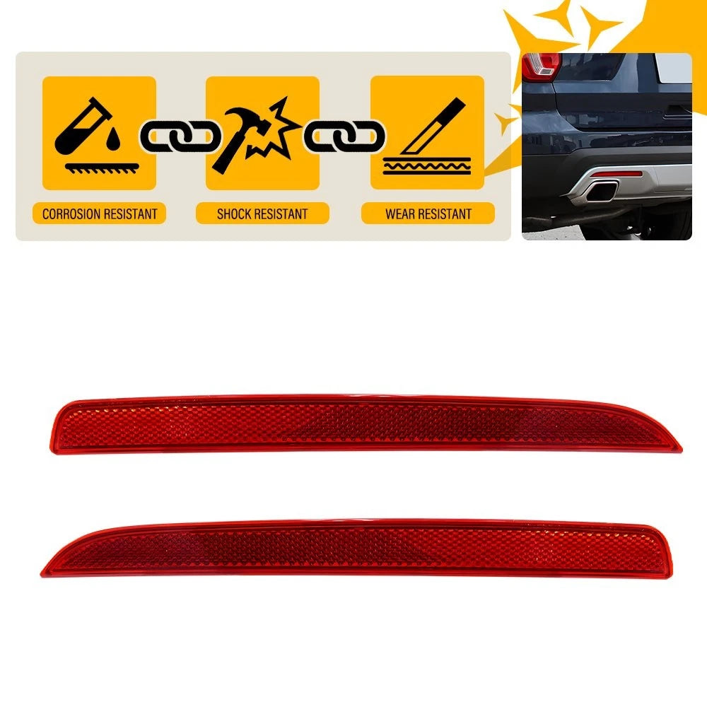 Set of 2 Rear Bumper Reflectors for Ford Explorer (2016–2019)
