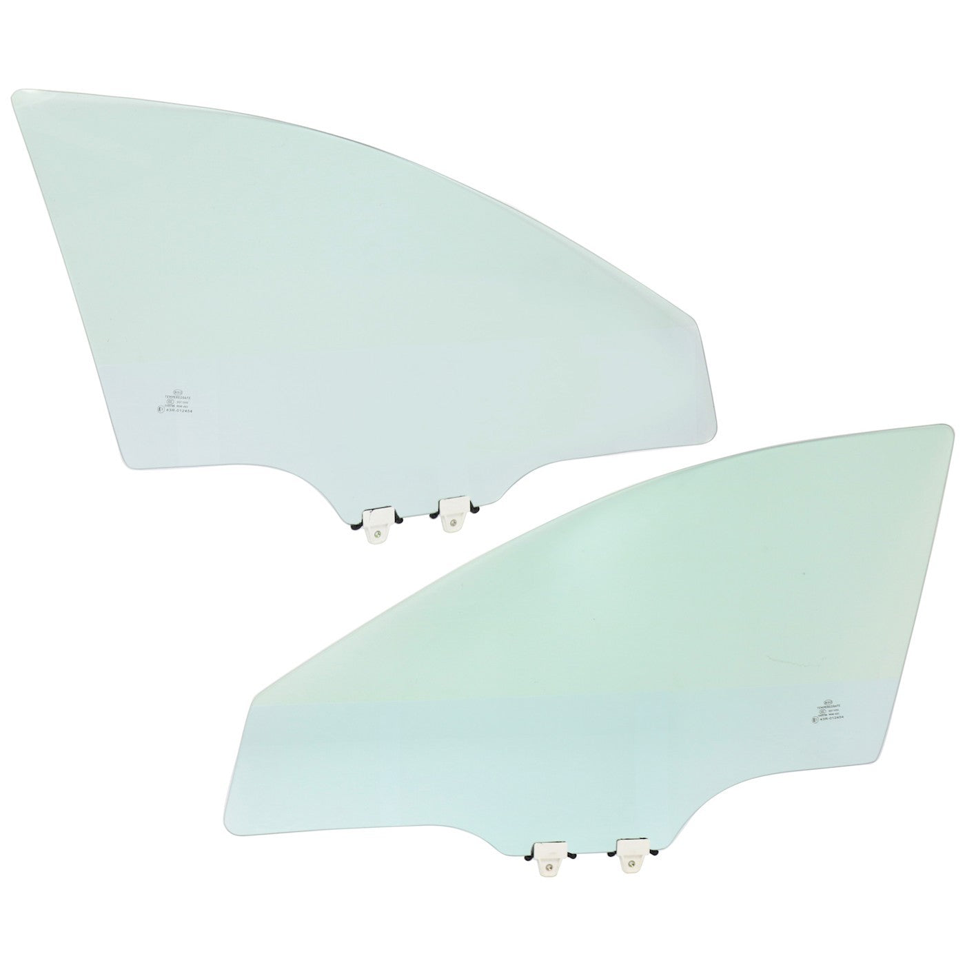 Set of 2 Front Door Glasses for Sedan Left Right