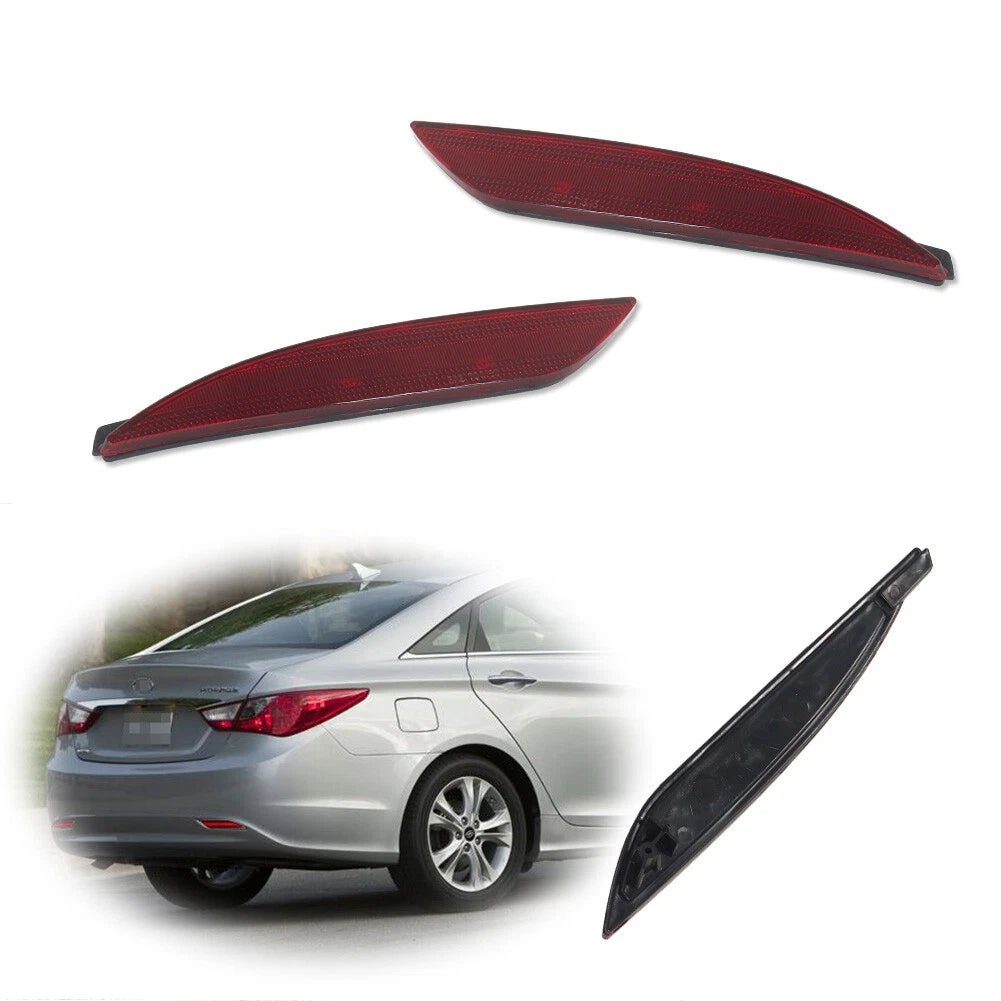 Bumper Reflector for Hyundai Sonata (2011–2013) Rear Left & Right