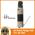 Air Punch Flange Tool 3/16" Hole for Welding Sheet Metal (90 PSI)