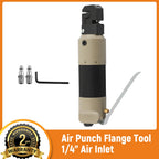 Air Punch Flange Tool 3/16" Hole for Welding Sheet Metal (90 PSI)