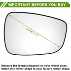 Heated Right Side Mirror Glass for Hyundai Accent (2011–2017)