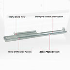 Set of 2 Outer Steel Rocker Panels for Ford Transit Connect (2010–2013)