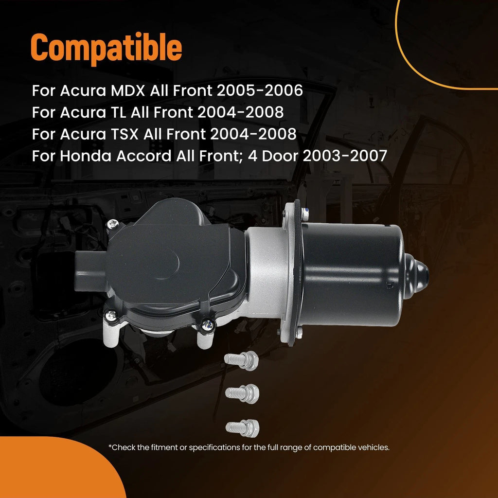 Front Windshield Motor Kit for Acura MDX TL Honda Pilot (2003–2008) 85-4028