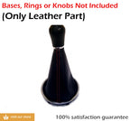 Manual Shift Boot for VW Beetle (2012–2019) Red Stitch Leather Synthetic