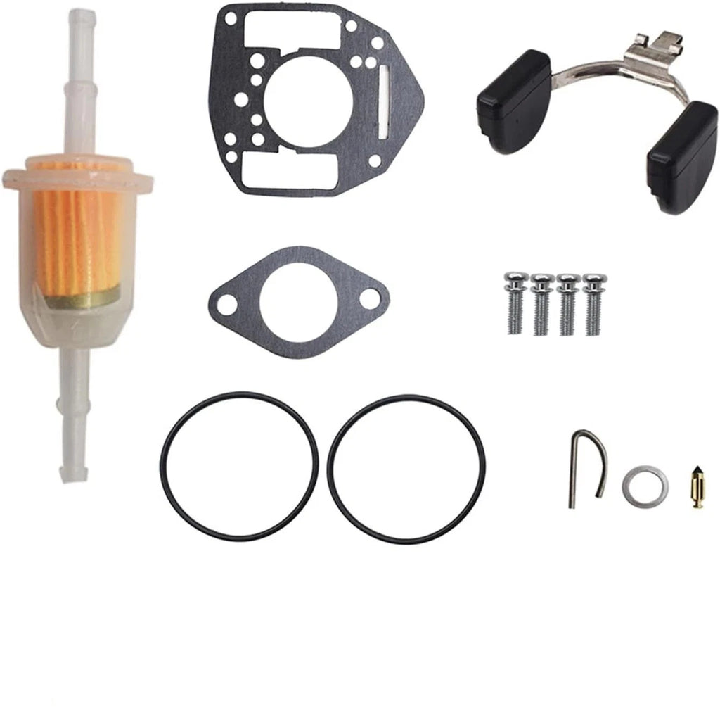 Carburetor Kit & Fuel Filter for NIKKI 146-0657, 146-6100