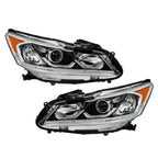 Headlight Assembly for Honda Accord (2016–2017) Left + Right Halogen