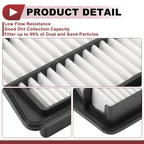 Car Engine Air Filter No. 1378068H00 for Suzuki DA64V (2005–2010)