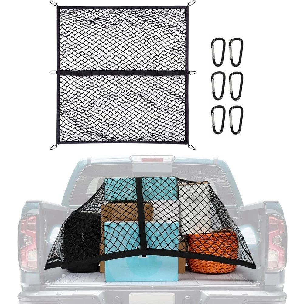 Cargo Net 120x120cm for Truck, Trailer, Boat, ATV (Universal Fit)