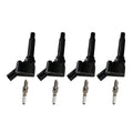 Set of 4 Ignition Coils & Iridium Spark Plugs for Volkswagen Jetta (2016–2019)