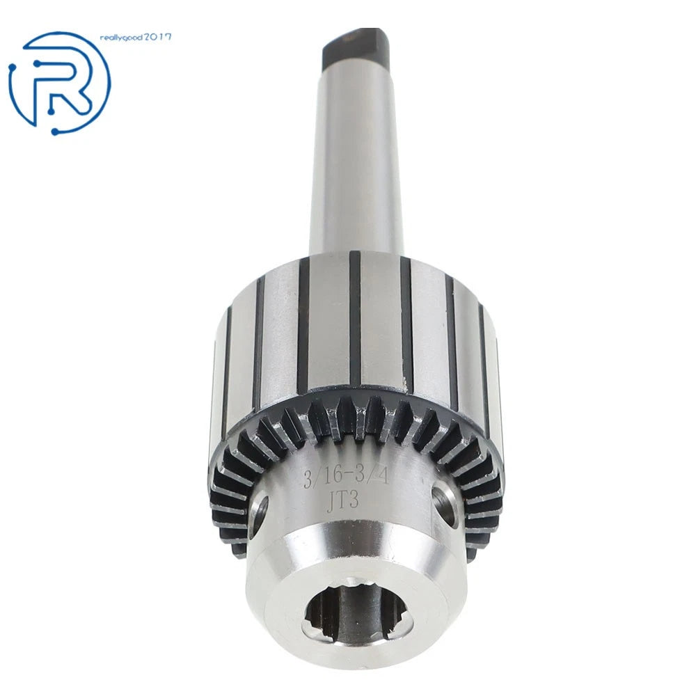 3/4" Heavy Duty Drill Press Chuck for MT3 Taper Machines