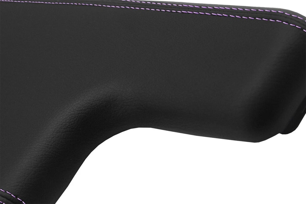 Console Lid with Cupholder Cover for Ford Ranger (2000–2006) Purple Stitch
