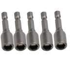 5PCS 14inch Hex Shank Magnetic Nut Driver Set for Electric Drill