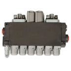 Hydraulic Control Valve for Backhoe with 4 Joysticks (6 Spool, 11 GPM)