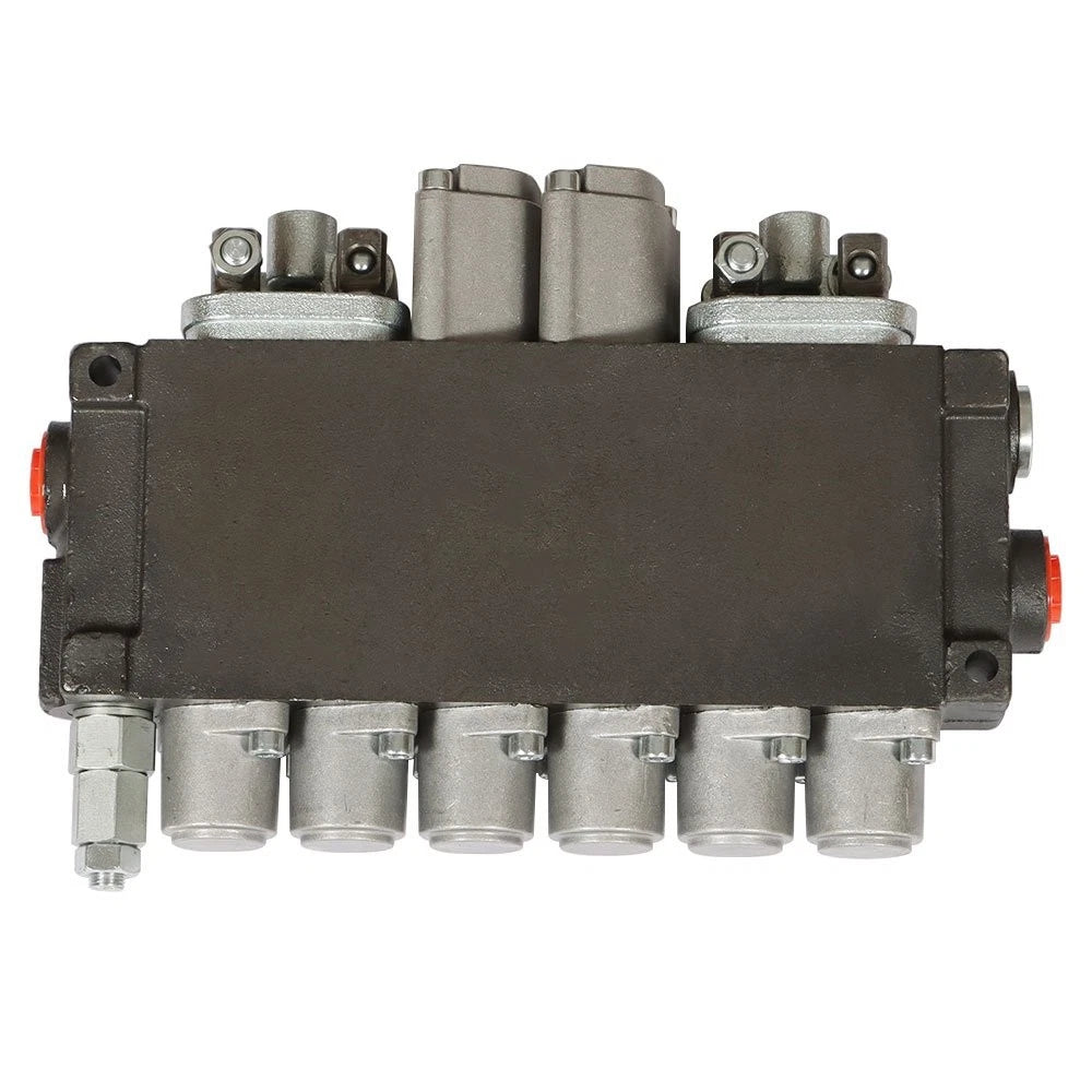 Hydraulic Control Valve for Backhoe with 4 Joysticks (6 Spool, 11 GPM)