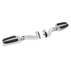 Chrome Footpegs Mount Bracket for Harley Touring CVO Road Street Glide (1993–2025)