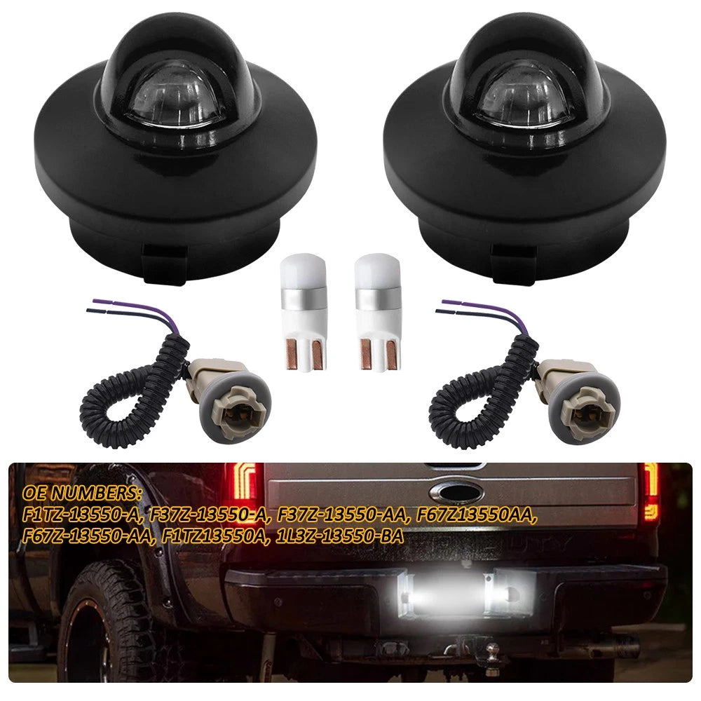 2X LED License Plate Lights for Ford F150 Expedition Explorer Ranger Lincoln