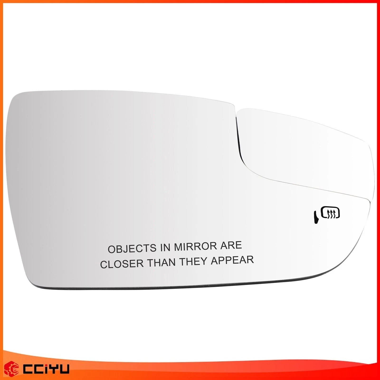 Heated Mirror Glass for Ford Focus (2012–2012) RH with Plate