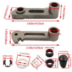 Deck Idler Arms Tensioner & Bushing Rebuild Kit for John Deere