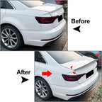 Carbon Fiber Rear Trunk Spoiler for Audi A4 S4 B9 Sedan (2017-2024)