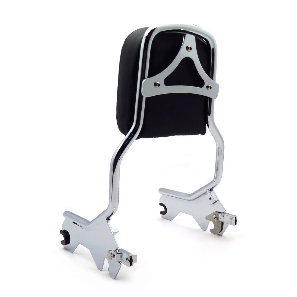 Sissy Bar Backrest Upright Chrome for Harley Softail Slim Street Bob (2018–2020)
