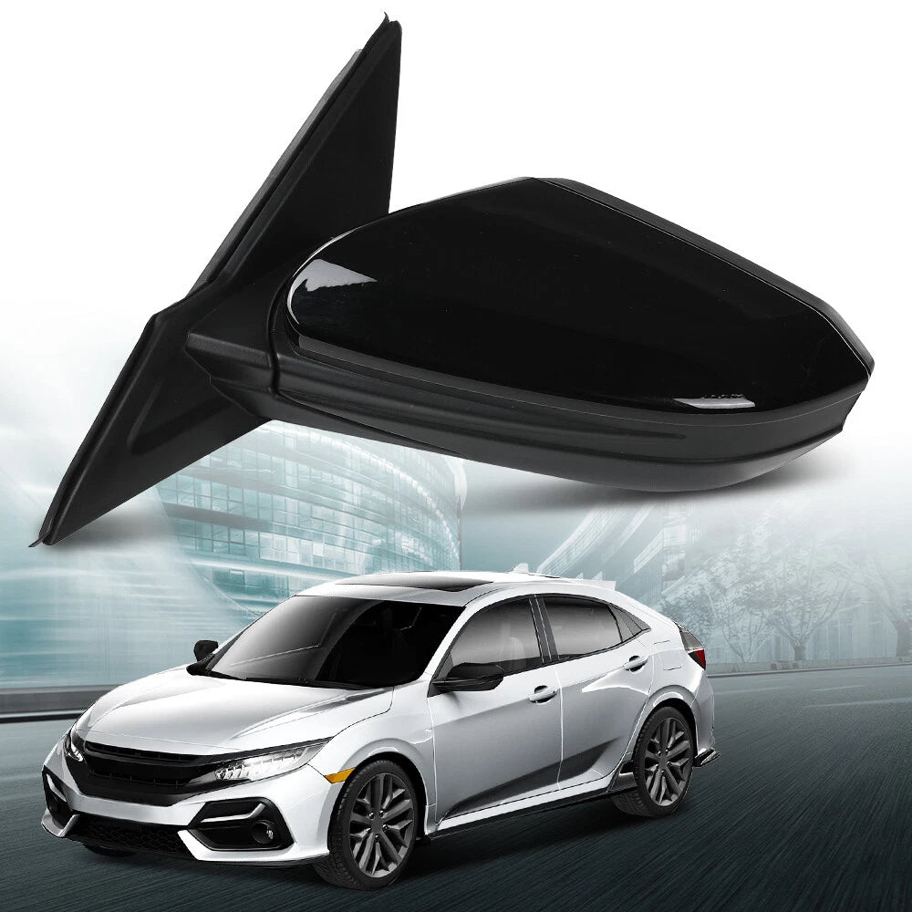 Left Heated Power Mirror for Honda Civic (2016–2021)