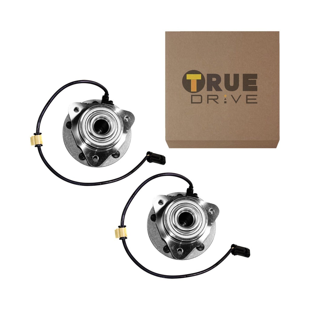 Wheel Hubs for Chevrolet Blazer (1998–2005) Front Left Right with Bearing Sensor RWD