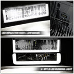 U-LED Headlight + Signal + Amber Corner Lamp for GMC C/K 1500-3500 (1994–2000)