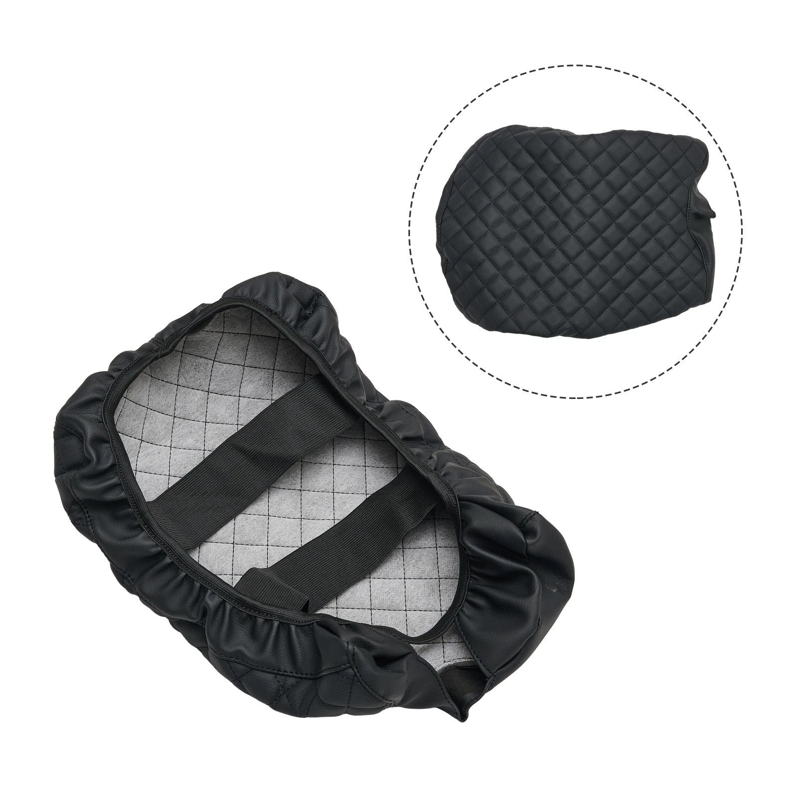 Seat Center Console Lid Armrest Cover for Ford F150 F250 (2004–2023)