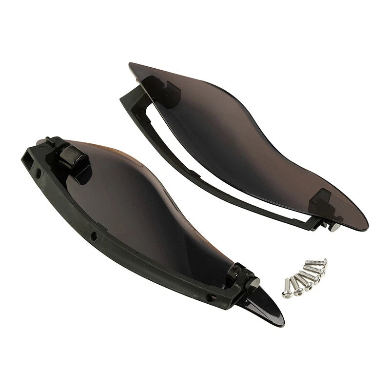Smoked Side Wings Air Deflectors for Harley Electra Street Road Glide (2014–2024)