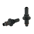 2X Fuel Line Connectors for Motorcycle (Black)