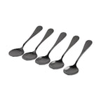 Set of 5 Stainless Steel Teaspoons for Home Use