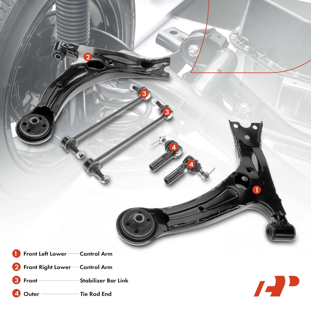 Front Control Arm Sway Bar Link Tie Rod End for Toyota Matrix (2003-2008)