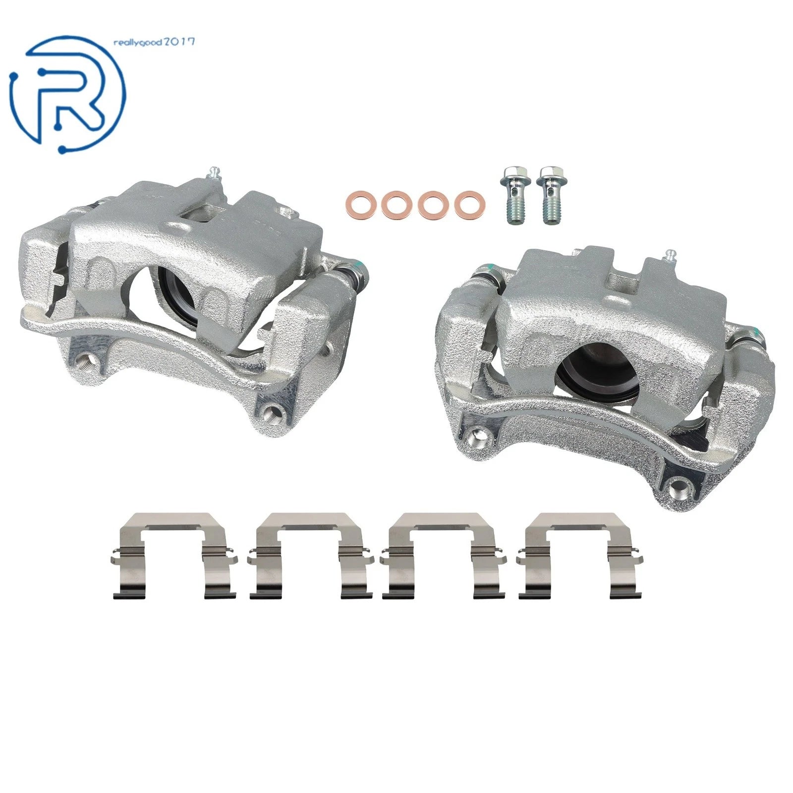 Front Disc Brake Caliper w/ Bracket for Chevrolet Impala Equinox (2010–2020)