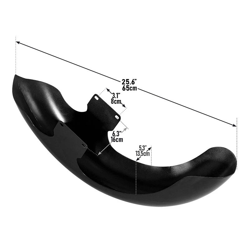 21" 26" Wheel Wrap Front Fender for Harley Touring Road Glide (2014–2023)