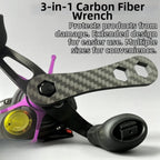 3X Dawa Fishing Reel Wrench for Dawa (90mm) - Carbon Fiber, Lightweight