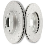 Drilled Slotted Disc Brake Rotors Kit for Honda CR-V (2002–2004)