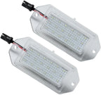 2Pcs White SMD LED License Plate Lamp for Volvo 944 964 S90 (1990–1998)